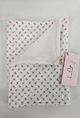 Burp Cloth - Pink Roses