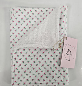 Burp Cloth - Pink Roses