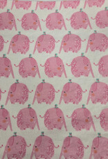 Receiving Blanket - Pink Elephants