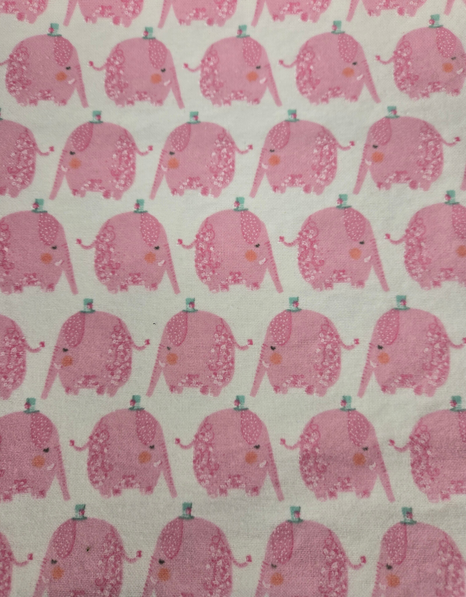 Receiving Blanket - Pink Elephants