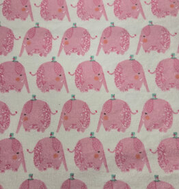 Receiving Blanket - Pink Elephants