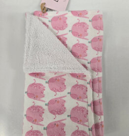 Burp Cloth - Pink Elephants