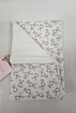 Burp Cloth - Grey/White Bunny