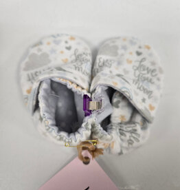 Flannel Slippers - Love You to the Moon