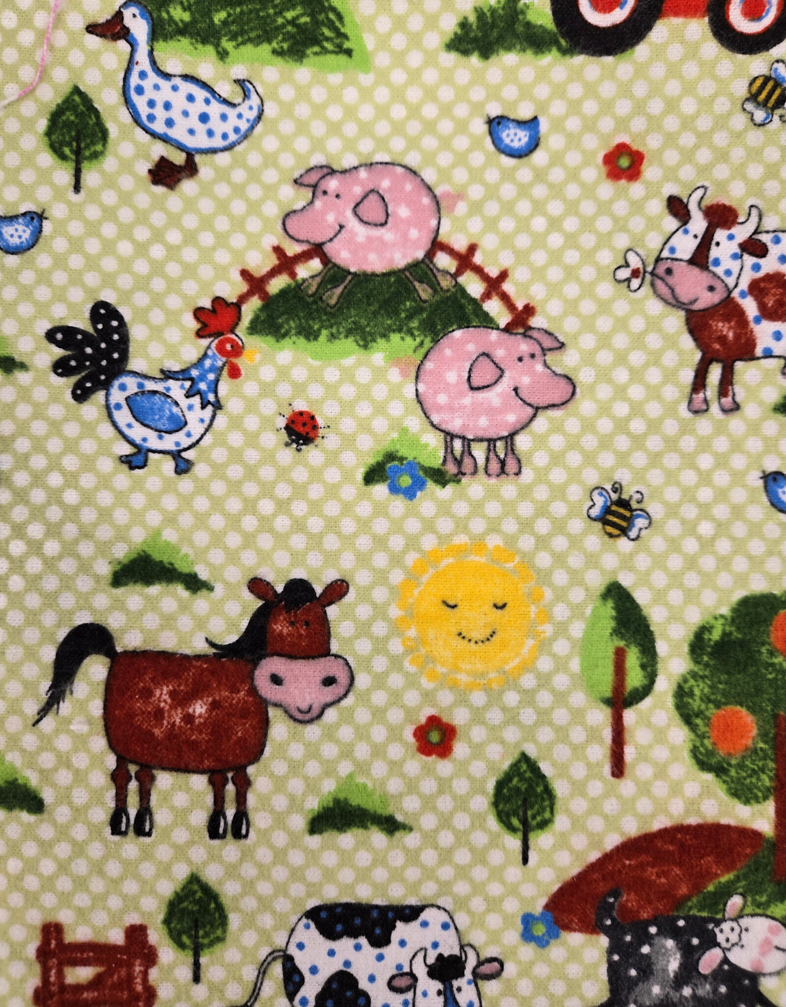Receiving Blanket - Cute Farm