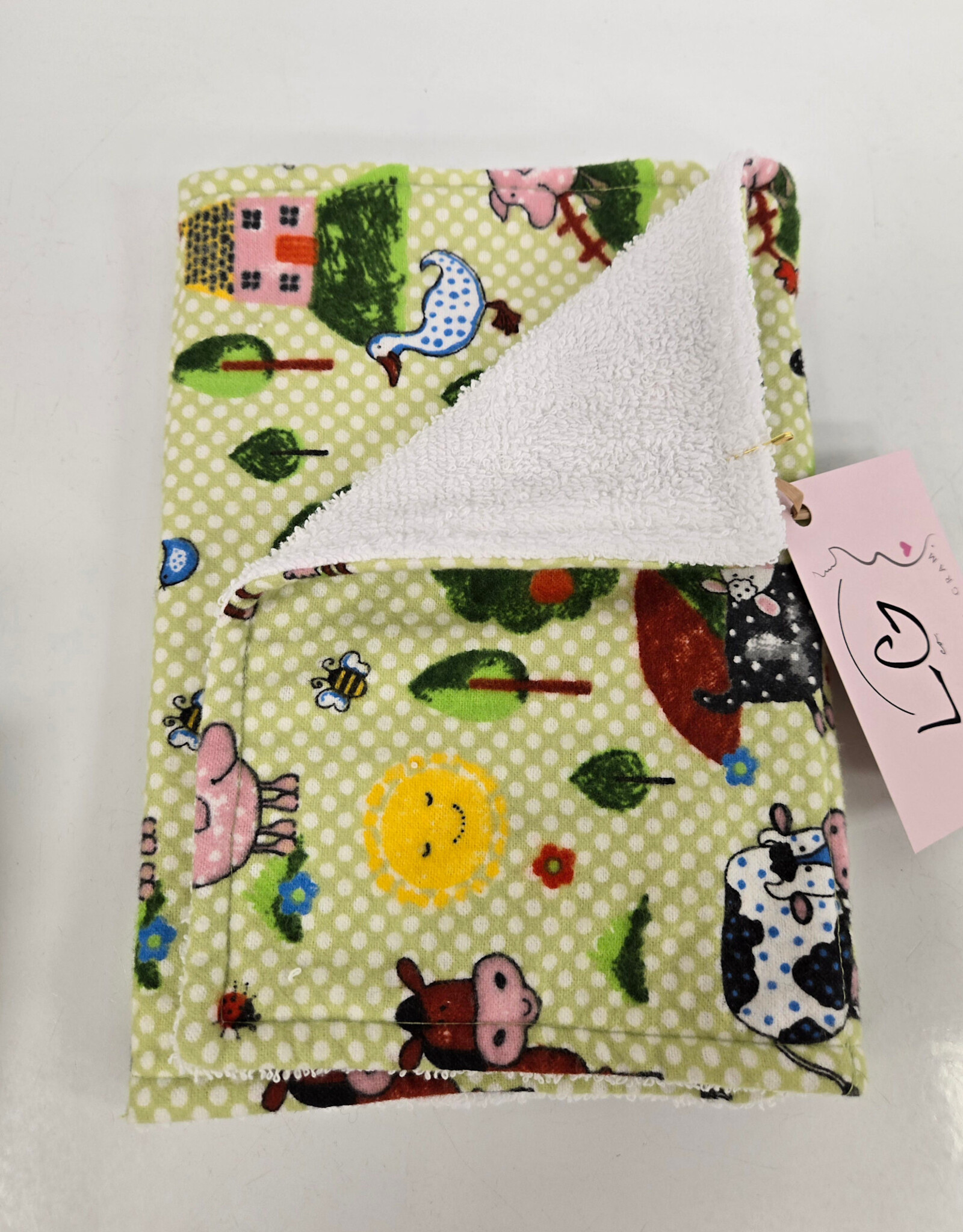 Burp Cloth - Cute Farm