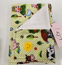 Burp Cloth - Cute Farm