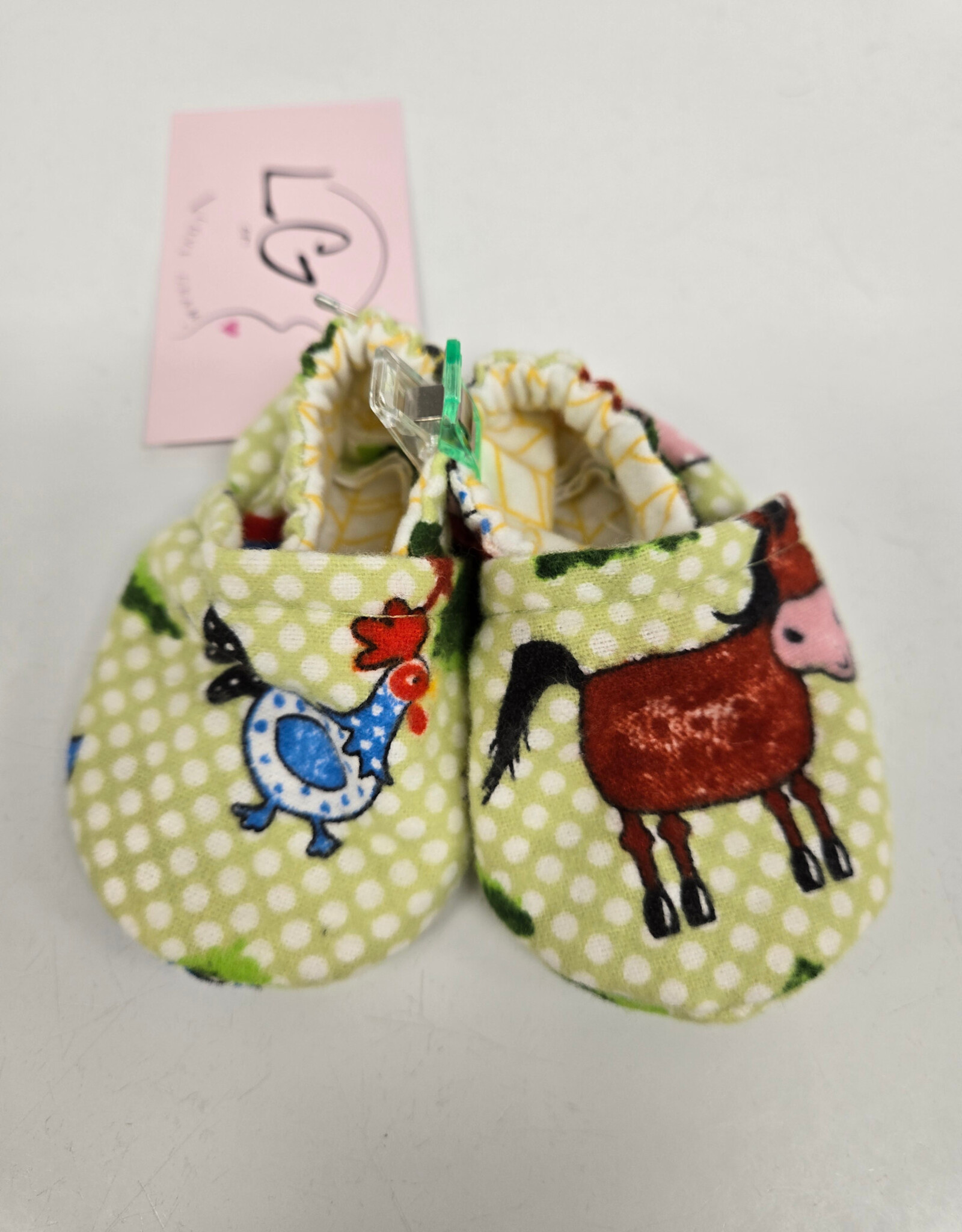 Flannel Slippers - Cute Farm