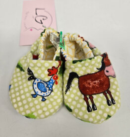 Flannel Slippers - Cute Farm