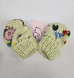 Flannel Mitts - Cute Farm