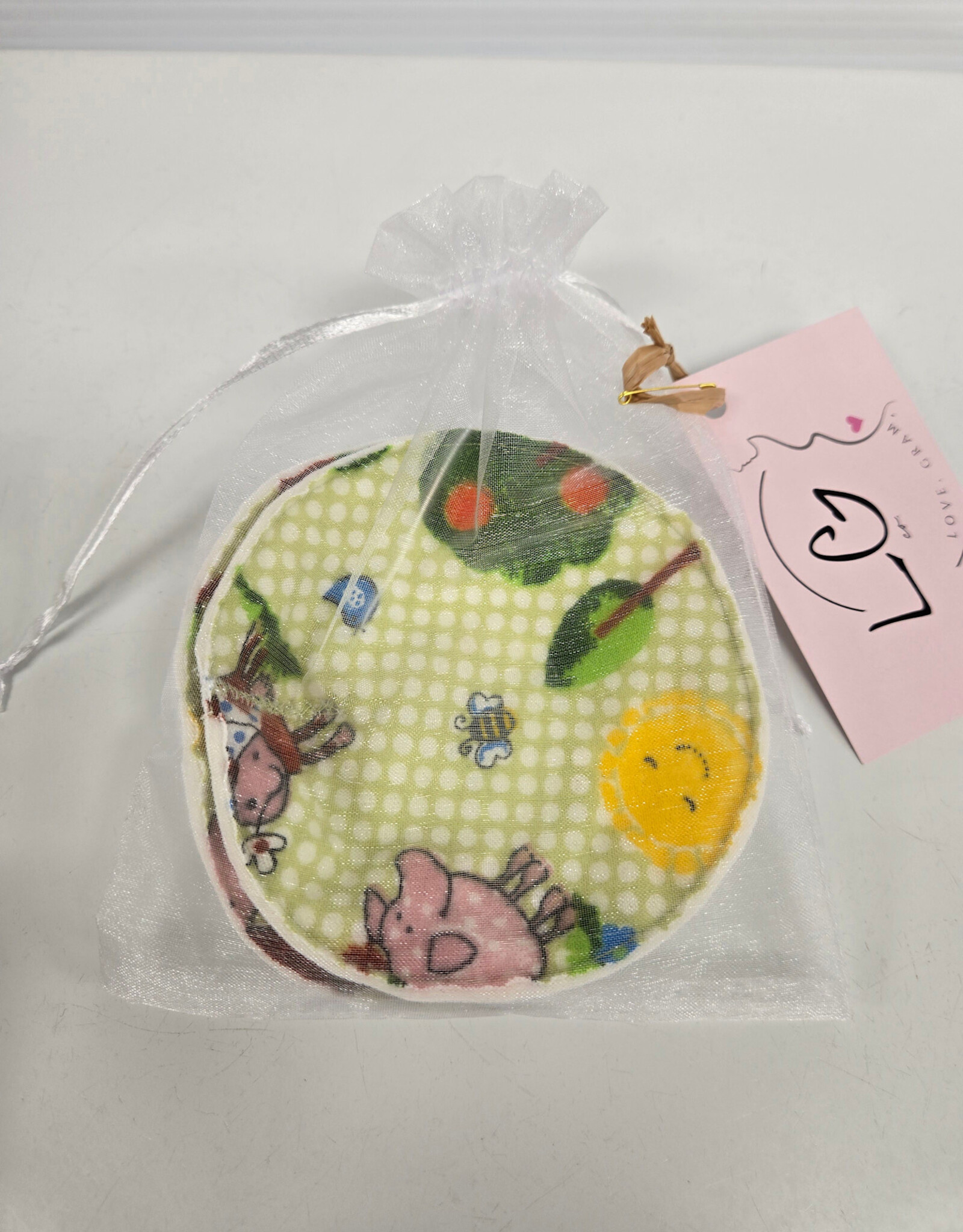 Nursing Pads Set of 2 - Cute Farm