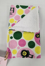 Burp Cloth - John Deere (pink/green)