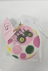 Nursing Pads Set of 2 - John Deere (pink/green)