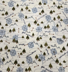 Receiving Blanket - Green Trees