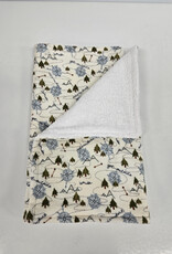 Burp Cloth - Green Trees
