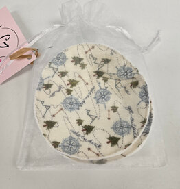 Nursing Pads Set of 2 - Green Trees