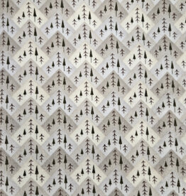 Receiving Blanket - Brown Trees