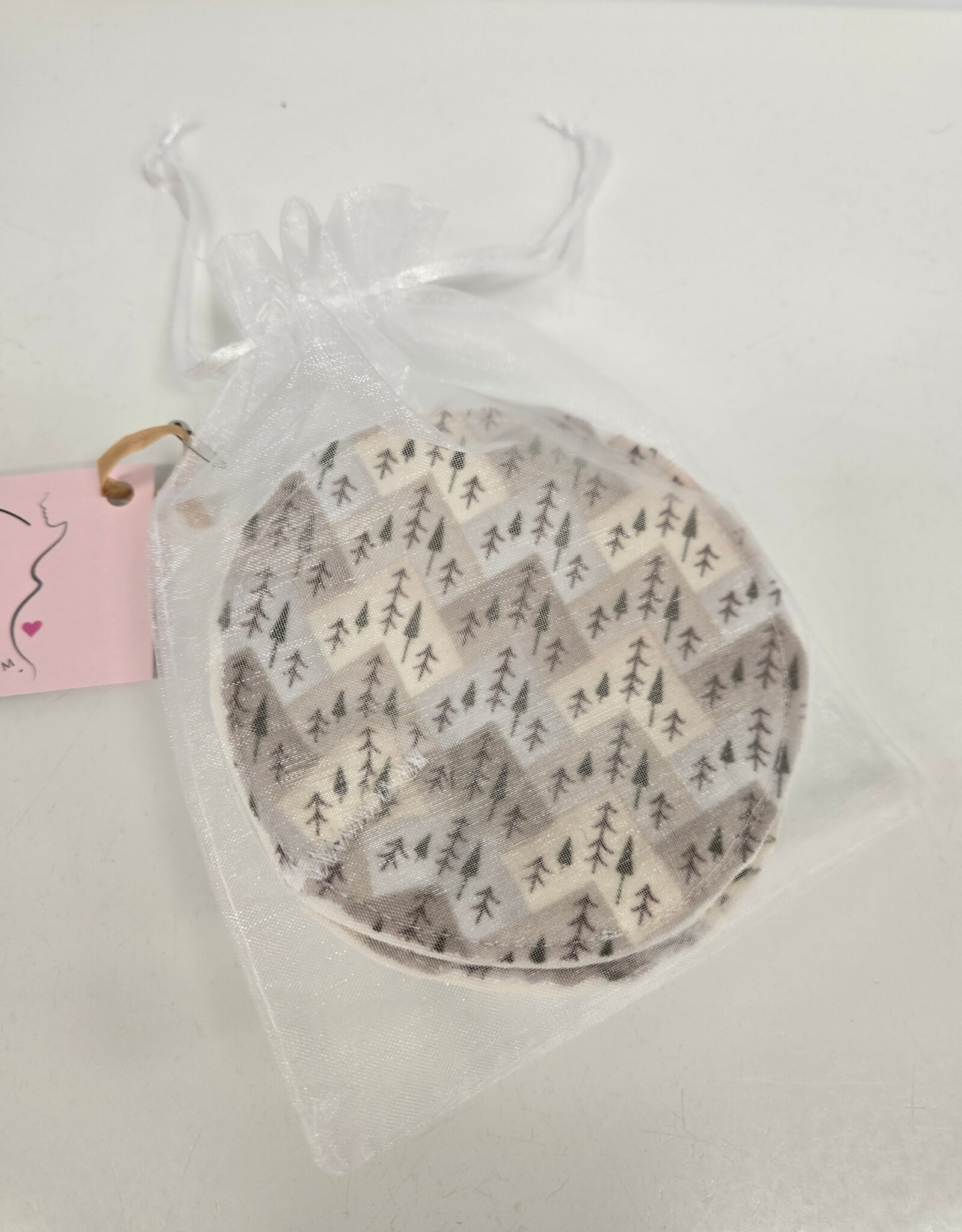 Nursing Pads Set of 2 - Brown Trees