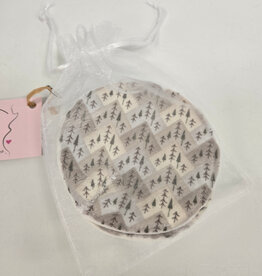 Nursing Pads Set of 2 - Brown Trees