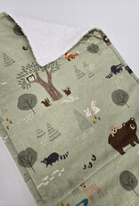 Burp Cloth - Green Forest #2