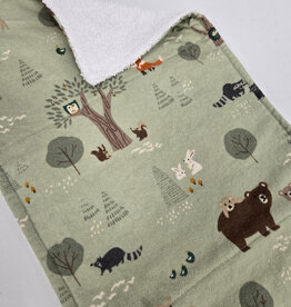 Burp Cloth - Green Forest #2