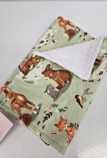 Burp Cloth - Green Forest