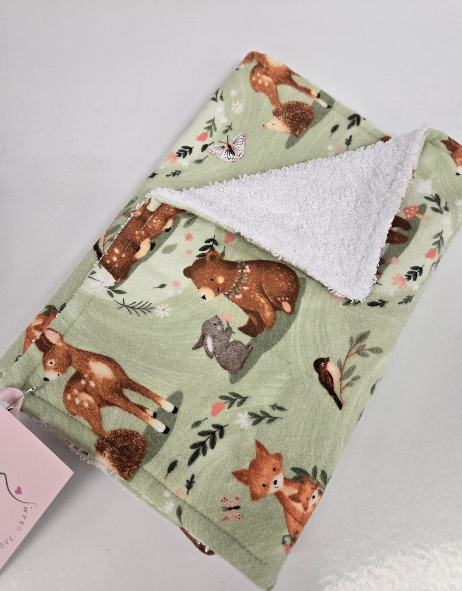 Burp Cloth - Green Forest