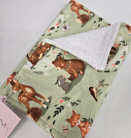 Burp Cloth - Green Forest