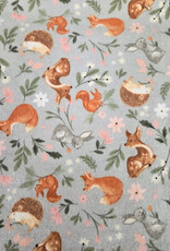 Receiving Blanket - Grey Fox