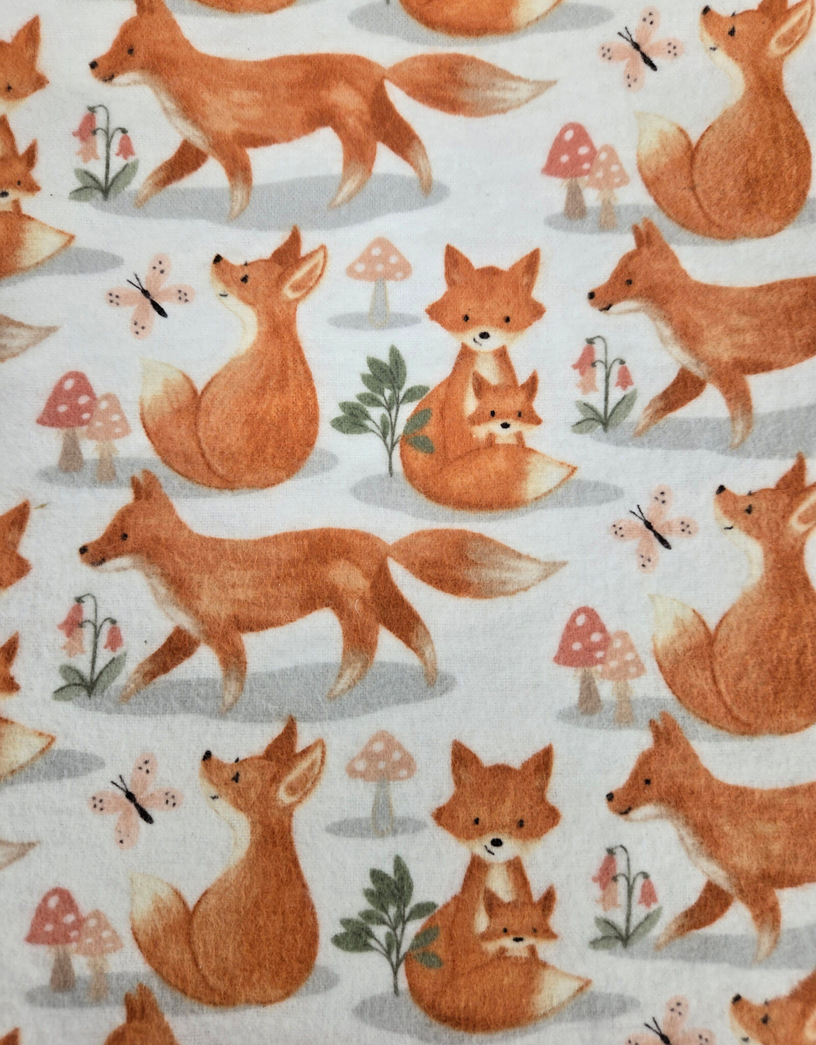 Receiving Blanket - White Fox