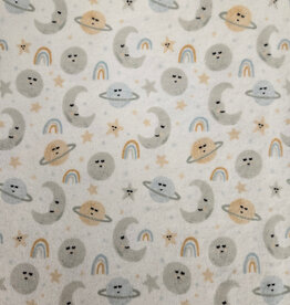 Receiving Blanket - Blue Moons & Rainbows