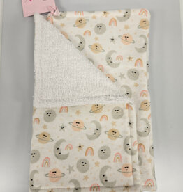 Burp Cloth - Blush Moons & Rainbows