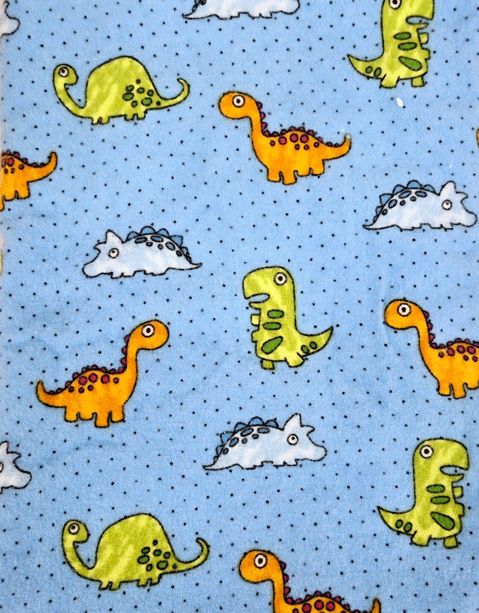 Receiving Blanket - Blue Dinosaur