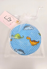Nursing Pads Set of 2 - Blue Dinosaur