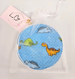 Nursing Pads Set of 2 - Blue Dinosaur