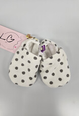 Flannel Slippers - Polka Dots