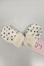 Flannel Mitts - Polka Dots