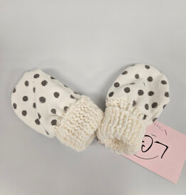 Flannel Mitts - Polka Dots