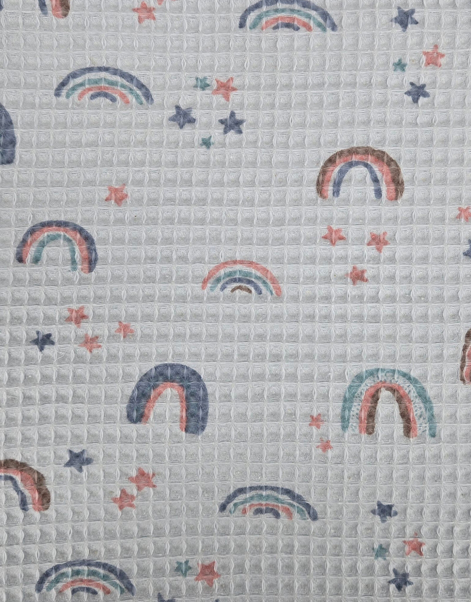 Waffle Blanket - Blue