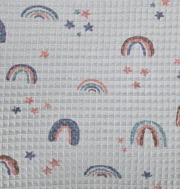 Waffle Blanket - Blue