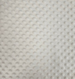 Bubble & Satin Blanket - White