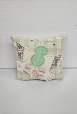 Handmade Butterfly Vintage Quilt Pillow - small