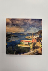 Solid Maple Wood Coaster #544  - Harbour