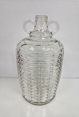 Vintage Canadian Winery Embossed Clear Glass Jug - 1 gallon