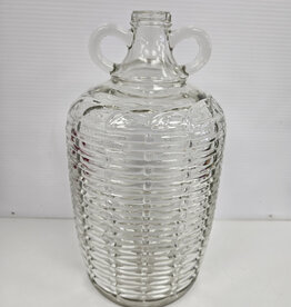 Vintage Canadian Winery Embossed Clear Glass Jug - 1 gallon