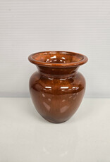 Vintage Royal Haeger Pottery Vase - Brown Drip Glaze