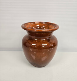 Vintage Royal Haeger Pottery Vase - Brown Drip Glaze