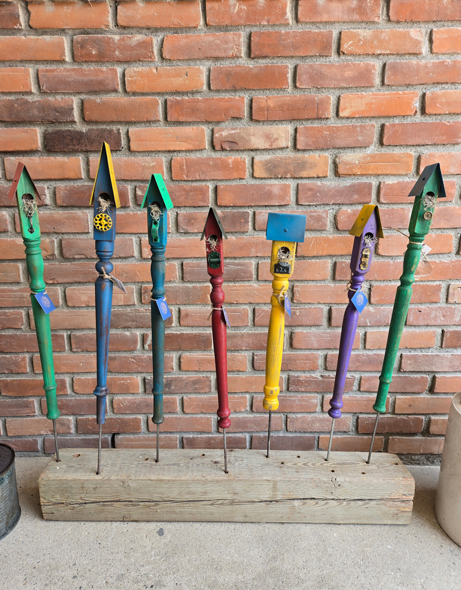 Spindle Garden Stake - various colours