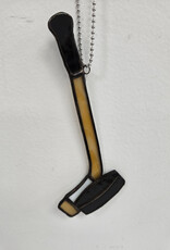 Stained Glass Hockey Stick & Puck