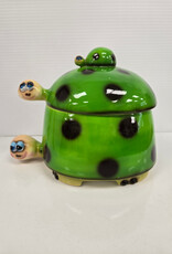 Vintage Three Turtles Cookie Jar